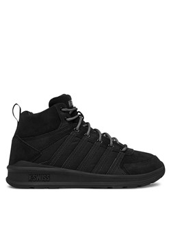 Sneakersy K-Swiss Vista Trainer Mid Wnt 07145 Czarny ze sklepu eobuwie.pl w kategorii Buty sportowe męskie - zdjęcie 177409756