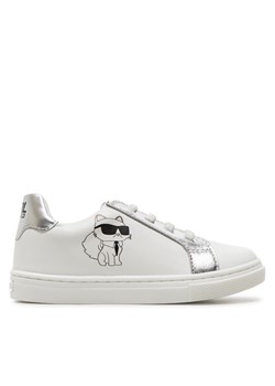 Sneakersy Karl Lagerfeld Kids Z30321 Biały ze sklepu eobuwie.pl w kategorii Buty sportowe dziecięce - zdjęcie 177409986