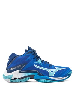 Buty halowe Mizuno Wave Lightining Z8 Mid V1GA2405 Niebieski ze sklepu eobuwie.pl w kategorii Buty sportowe męskie - zdjęcie 177410499