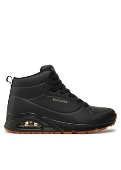 Sneakersy Skechers UNO HIGH 177097/BBK Czarny ze sklepu eobuwie.pl w kategorii Buty sportowe damskie - zdjęcie 177410827