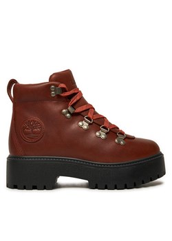 Trapery Timberland Stone Street Mid TB0A27VJEM61 Brązowy ze sklepu eobuwie.pl w kategorii Workery damskie - zdjęcie 177411188