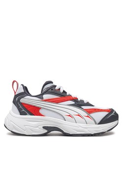 Sneakersy Puma Morphic Techie Jr 396621 06 Biały ze sklepu eobuwie.pl w kategorii Buty sportowe dziecięce - zdjęcie 177411288