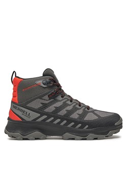 Trekkingi Merrell Speed Eco Mid Wp J038115 Szary ze sklepu eobuwie.pl w kategorii Buty trekkingowe męskie - zdjęcie 177411348