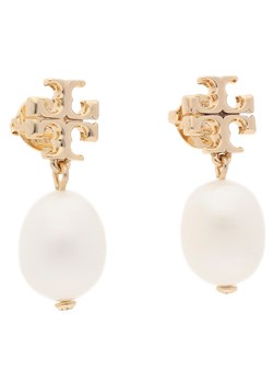 Kolczyki Tory Burch Kira Pearl Drop Earring 65156 Biały ze sklepu eobuwie.pl w kategorii Kolczyki - zdjęcie 177411576