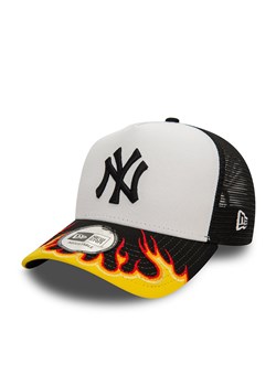 Czapka z daszkiem New Era MBL Flame Trucker N 60565478 Czarny ze sklepu eobuwie.pl w kategorii Czapki z daszkiem męskie - zdjęcie 177411807