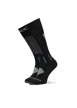 Skarpety narciarskie X-Socks Ski Discover WYDDW24U Czarny ze sklepu eobuwie.pl w kategorii Skarpetki damskie - zdjęcie 177412287