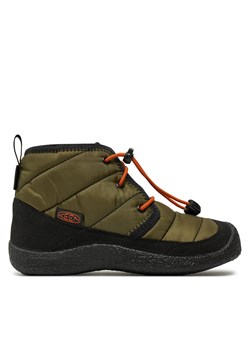 Śniegowce Keen Howser II Waterproof Chukka 1029426 Zielony ze sklepu eobuwie.pl w kategorii Buty zimowe dziecięce - zdjęcie 177412297