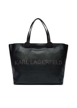 Torebka KARL LAGERFELD 245W3086 Czarny ze sklepu eobuwie.pl w kategorii Torby Shopper bag - zdjęcie 177412919