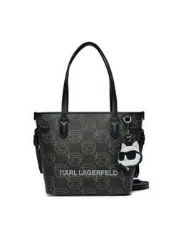 Torebka KARL LAGERFELD A1W30134 Czarny ze sklepu eobuwie.pl w kategorii Torby Shopper bag - zdjęcie 177413046