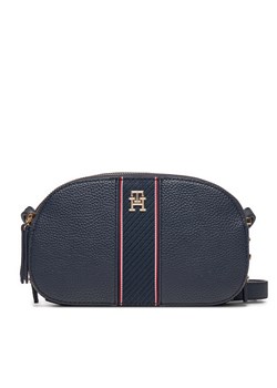 Torebka Tommy Hilfiger Th Legacy Camera Bag AW0AW16898 Granatowy ze sklepu eobuwie.pl w kategorii Listonoszki - zdjęcie 177413207