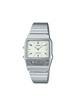 Zegarek Casio Vintage Edgy AQ-800E-7A2EF Srebrny ze sklepu eobuwie.pl w kategorii Zegarki - zdjęcie 177414417