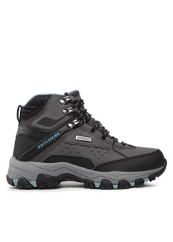 Trapery Skechers My Turf 158257/CCL Szary ze sklepu eobuwie.pl w kategorii Buty trekkingowe damskie - zdjęcie 177414558