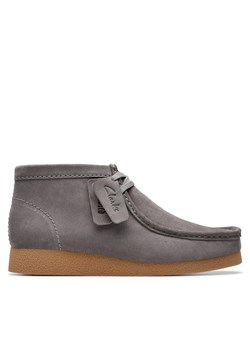 Trzewiki Clarks Wallabee Evo Bt 26174938 Szary ze sklepu eobuwie.pl w kategorii Buty zimowe męskie - zdjęcie 177416535