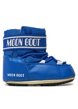 Śniegowce Moon Boot 80D3401020 Niebieski ze sklepu eobuwie.pl w kategorii Buty zimowe dziecięce - zdjęcie 177416599