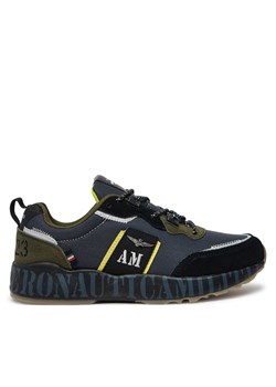 Sneakersy Aeronautica Militare 242SC293CT3381 Szary ze sklepu eobuwie.pl w kategorii Buty sportowe męskie - zdjęcie 177416757