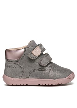 Sneakersy Geox B Macchia Girl B164PC 07722 C1FK8 Szary ze sklepu eobuwie.pl w kategorii Buty sportowe dziecięce - zdjęcie 177416815