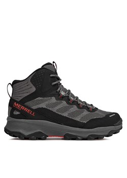 Trekkingi Merrell Spee Strike Mid Wp J066877 Szary ze sklepu eobuwie.pl w kategorii Buty trekkingowe męskie - zdjęcie 177417008