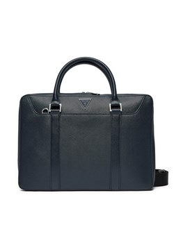 Torba na laptopa Guess HMECSA P3138 Granatowy ze sklepu eobuwie.pl w kategorii Torby na laptopa - zdjęcie 177418397