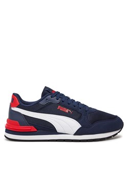 Sneakersy Puma St Runner v4 Mesh Jr 399876 02 Granatowy ze sklepu eobuwie.pl w kategorii Buty sportowe dziecięce - zdjęcie 177418456