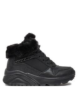 Botki Skechers Uno Lite - Comfurt Collar 310396L/BBK Czarny ze sklepu eobuwie.pl w kategorii Buty zimowe dziecięce - zdjęcie 177418615