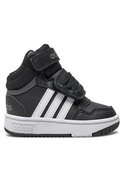 Sneakersy adidas Hoops Mid GW0408 Czarny ze sklepu eobuwie.pl w kategorii Buty sportowe dziecięce - zdjęcie 177418635