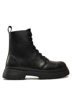 Trapery Guess Palermo Boot FMFPAL ELE11 Czarny ze sklepu eobuwie.pl w kategorii Buty zimowe męskie - zdjęcie 177418789