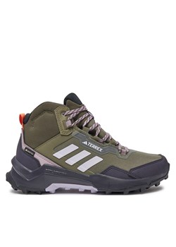 Trekkingi adidas Terrex AX4 Mid GORE-TEX IG8843 Zielony ze sklepu eobuwie.pl w kategorii Buty trekkingowe damskie - zdjęcie 177418896