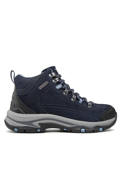 Trapery Skechers Alpine Trail 167004/NVGY Granatowy ze sklepu eobuwie.pl w kategorii Buty trekkingowe damskie - zdjęcie 177419037