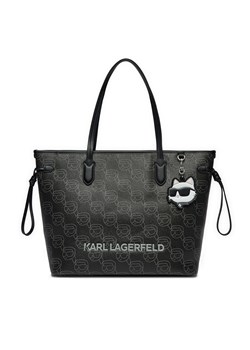 Torebka KARL LAGERFELD A1W30389 Czarny ze sklepu eobuwie.pl w kategorii Torby Shopper bag - zdjęcie 177419399