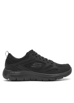 Sneakersy Skechers SUMMITS SOUTH RIM 52812 BBK Czarny ze sklepu eobuwie.pl w kategorii Buty sportowe męskie - zdjęcie 177419909