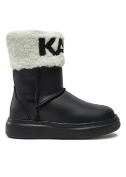 Botki Karl Lagerfeld Kids Z30312 M Czarny ze sklepu eobuwie.pl w kategorii Buty zimowe dziecięce - zdjęcie 177420277