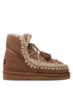 Śniegowce Mou Eskimo Scoubidoo Lace FW101124A Brązowy ze sklepu eobuwie.pl w kategorii Śniegowce damskie - zdjęcie 177421445