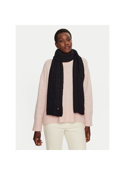 Szalik Tommy Hilfiger Timeless AW0AW16990 Granatowy ze sklepu eobuwie.pl w kategorii Szaliki i chusty damskie - zdjęcie 177421696