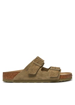 Klapki Birkenstock Arizona SFB 1019045 Khaki ze sklepu eobuwie.pl w kategorii Klapki damskie - zdjęcie 177422259