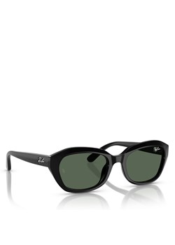 Okulary przeciwsłoneczne Ray-Ban 0RJ9081S 48 100/71 Czarny ze sklepu eobuwie.pl w kategorii Okulary przeciwsłoneczne dziecięce - zdjęcie 177423415