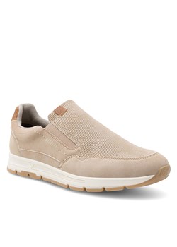 Sneakersy Mustang 4195-401 Beżowy ze sklepu eobuwie.pl w kategorii Półbuty męskie - zdjęcie 177423566