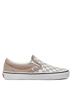 Tenisówki Vans Classic Slip On VN0A2Z41HCZ1 Beżowy ze sklepu eobuwie.pl w kategorii Trampki damskie - zdjęcie 177423946