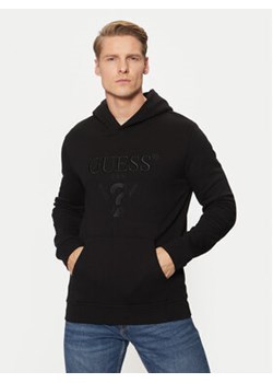 Guess Bluza M5RQ36 KCN01 Czarny Regular Fit ze sklepu MODIVO w kategorii Bluzy męskie - zdjęcie 177424227