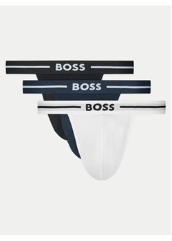 BOSS Komplet 3 par slipów Jock Strap 50532454 Kolorowy ze sklepu MODIVO w kategorii Majtki męskie - zdjęcie 177428246