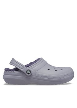 Crocs Klapki Classic Lined Clog 203591 Fioletowy ze sklepu MODIVO w kategorii Klapki damskie - zdjęcie 177429008