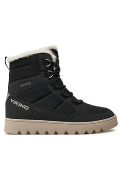 Viking Śniegowce Fleek Warm GTX GORE-TEX Zip 3-94720-2 Czarny ze sklepu MODIVO w kategorii Buty zimowe dziecięce - zdjęcie 177431599