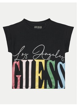 Guess T-Shirt J5RI00 K6YW4 Czarny Boxy Fit ze sklepu MODIVO w kategorii T-shirty chłopięce - zdjęcie 177432918