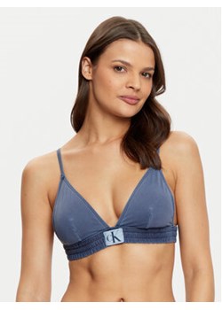 Calvin Klein Swimwear Góra od bikini KW0KW01974 Niebieski ze sklepu MODIVO w kategorii Stroje kąpielowe - zdjęcie 177433709