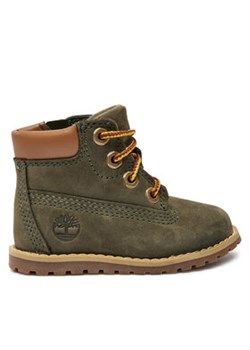 Timberland Trzewiki Pkey Pine 6In Boot TB1A1VOSA581 Zielony ze sklepu MODIVO w kategorii Buty zimowe dziecięce - zdjęcie 177434609