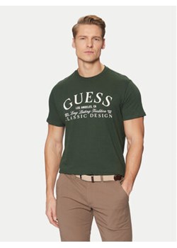Guess T-Shirt M5RI43 K9RM1 Zielony Regular Fit ze sklepu MODIVO w kategorii T-shirty męskie - zdjęcie 177435979