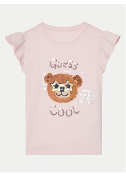 Guess T-Shirt K5RI18 K6YW4 Różowy Regular Fit ze sklepu MODIVO w kategorii Bluzki dziewczęce - zdjęcie 177436969