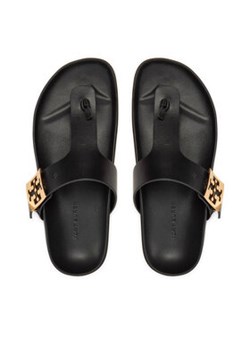 Tory Burch Japonki Mellow Thong Sandal 155190 Czarny ze sklepu MODIVO w kategorii Klapki damskie - zdjęcie 177436987