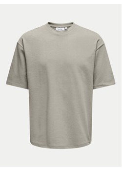 Only & Sons T-Shirt Caspian 22031940 Beżowy Authentic Fit ze sklepu MODIVO w kategorii T-shirty męskie - zdjęcie 177437818