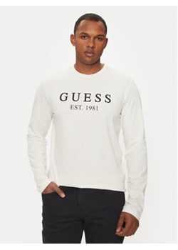 Guess Longsleeve U4RI11 K6YW0 Écru Regular Fit ze sklepu MODIVO w kategorii T-shirty męskie - zdjęcie 177440317