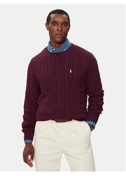 Polo Ralph Lauren Sweter 710775885507 Czerwony Regular Fit ze sklepu MODIVO w kategorii Swetry męskie - zdjęcie 177440868